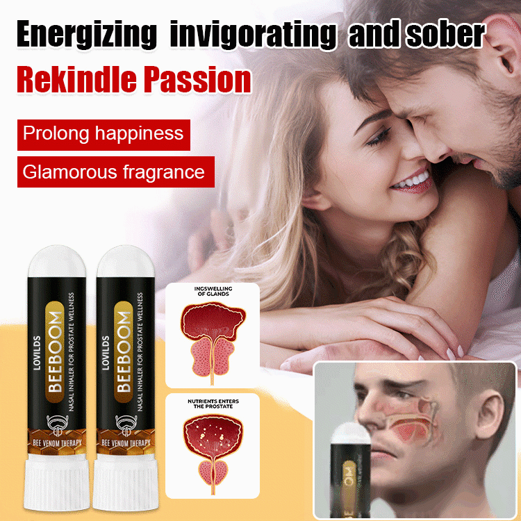 New Bee Boom Nasal Inhaler Supports Prostate Health Naturally 🐝
