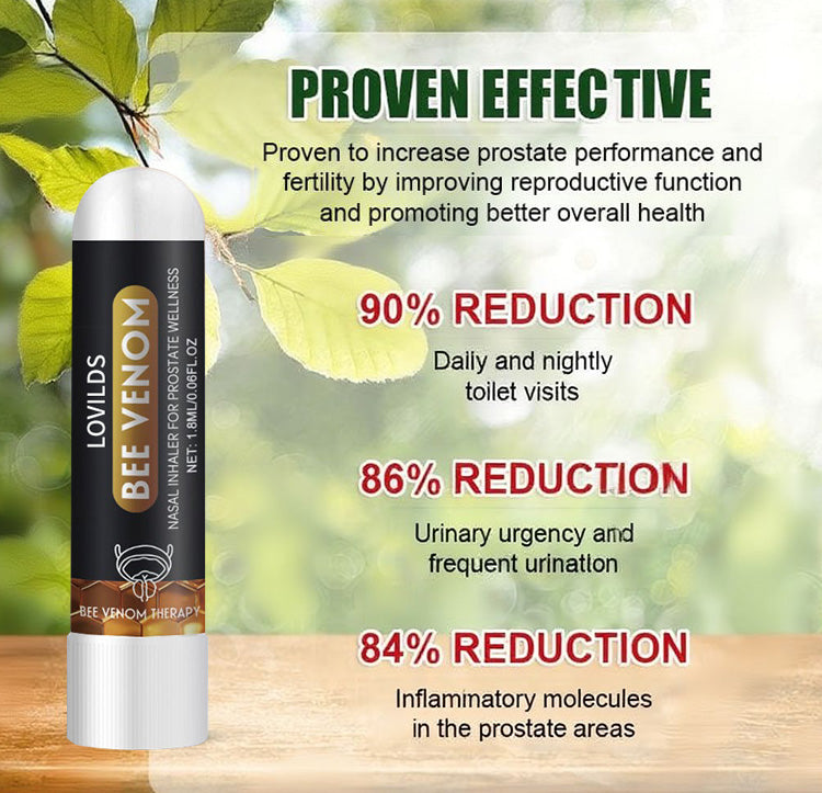 New Bee Boom Nasal Inhaler Supports Prostate Health Naturally 🐝