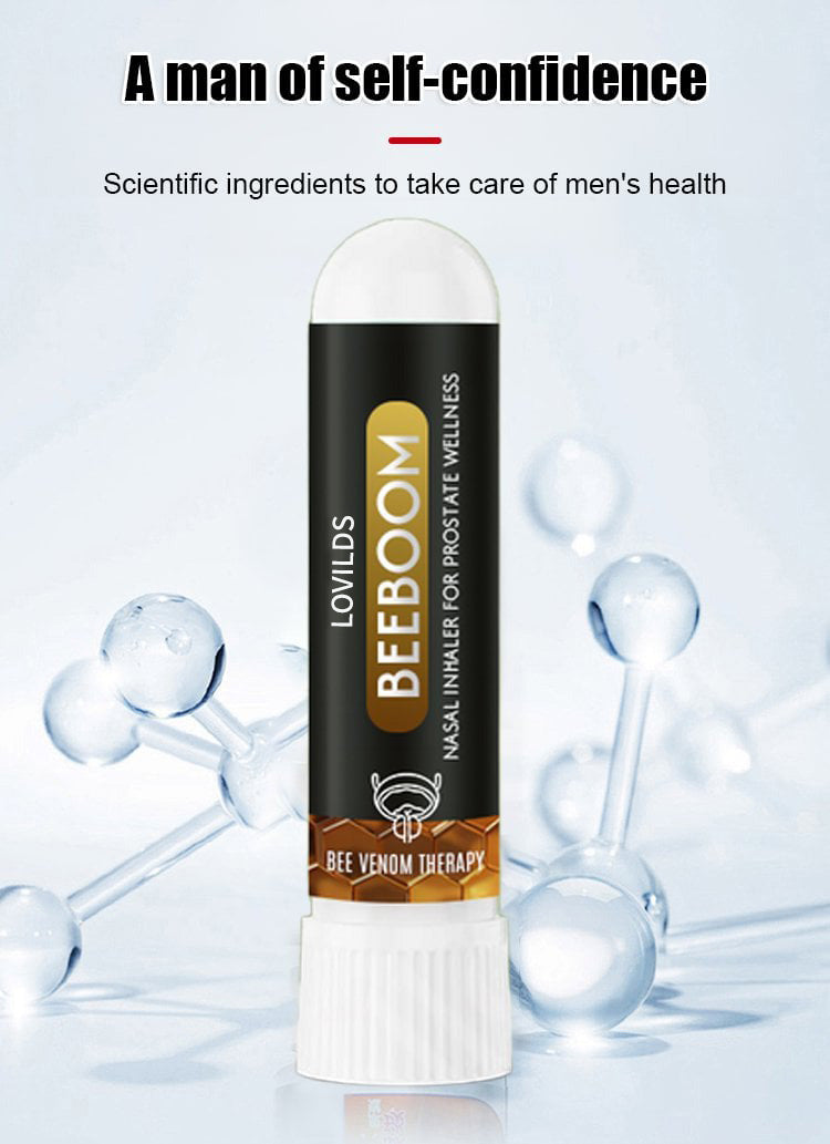New Bee Boom Nasal Inhaler Supports Prostate Health Naturally 🐝
