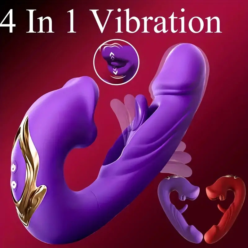 2025 New Arrival ๐ 7 Vibration Modes + 5 Rocking Settings - Clitoris Stimulator Sex Toy Dildo Vibrator