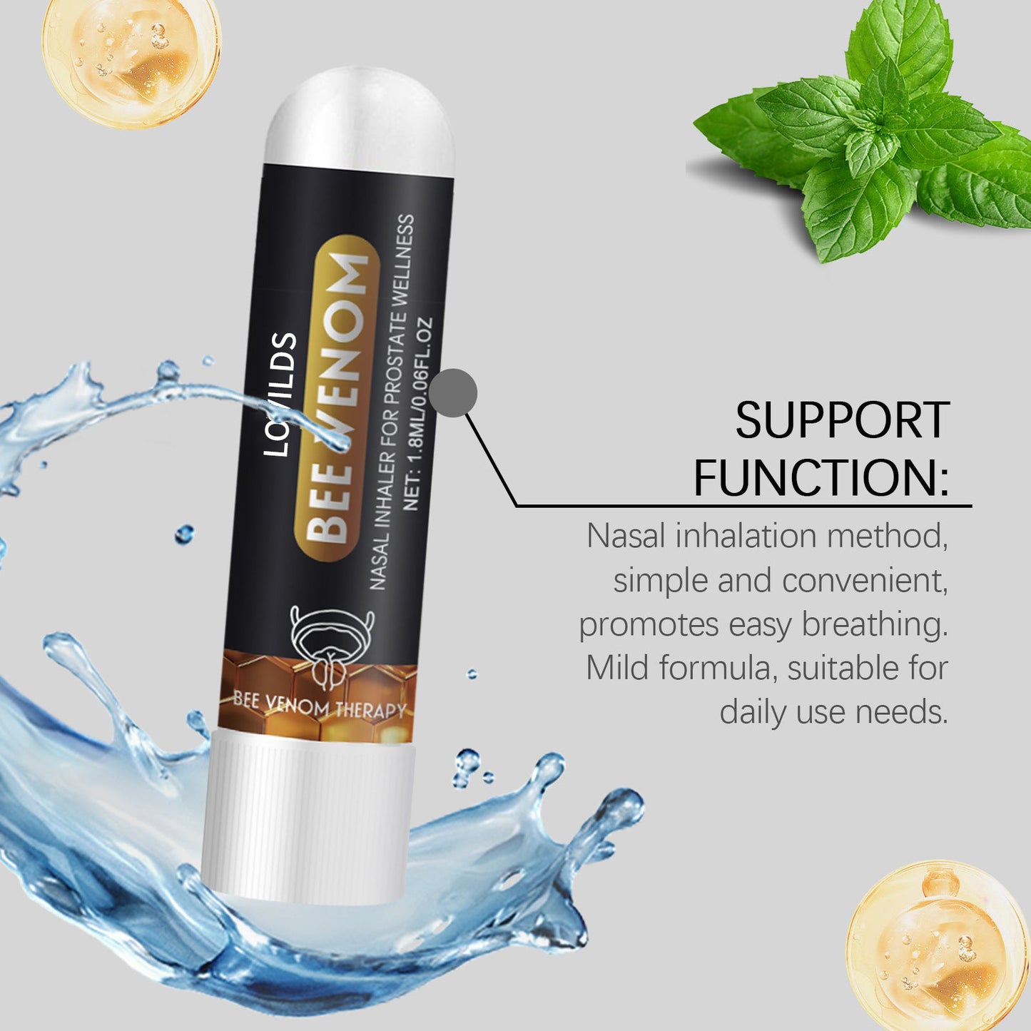 New Bee Boom Nasal Inhaler Supports Prostate Health Naturally 🐝