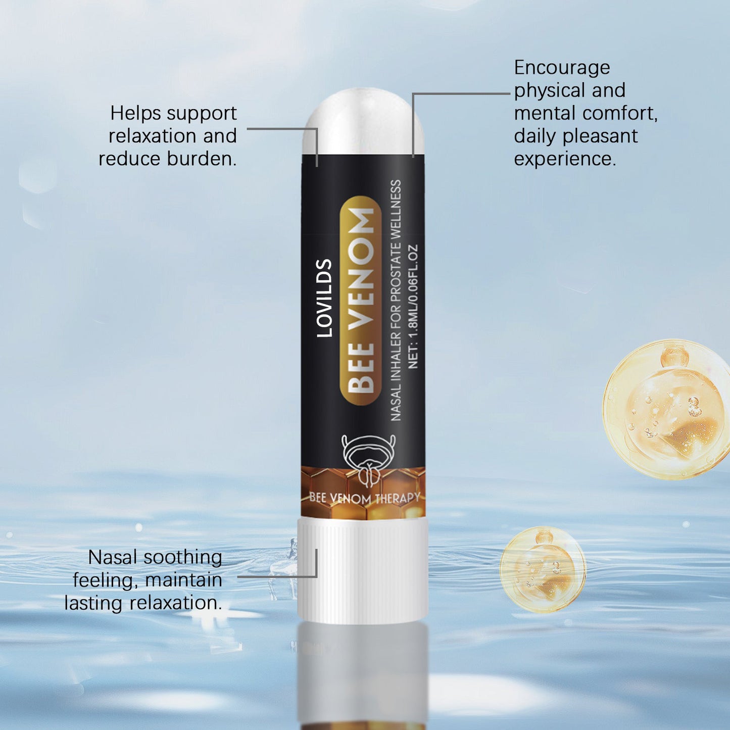 New Bee Boom Nasal Inhaler Supports Prostate Health Naturally 🐝