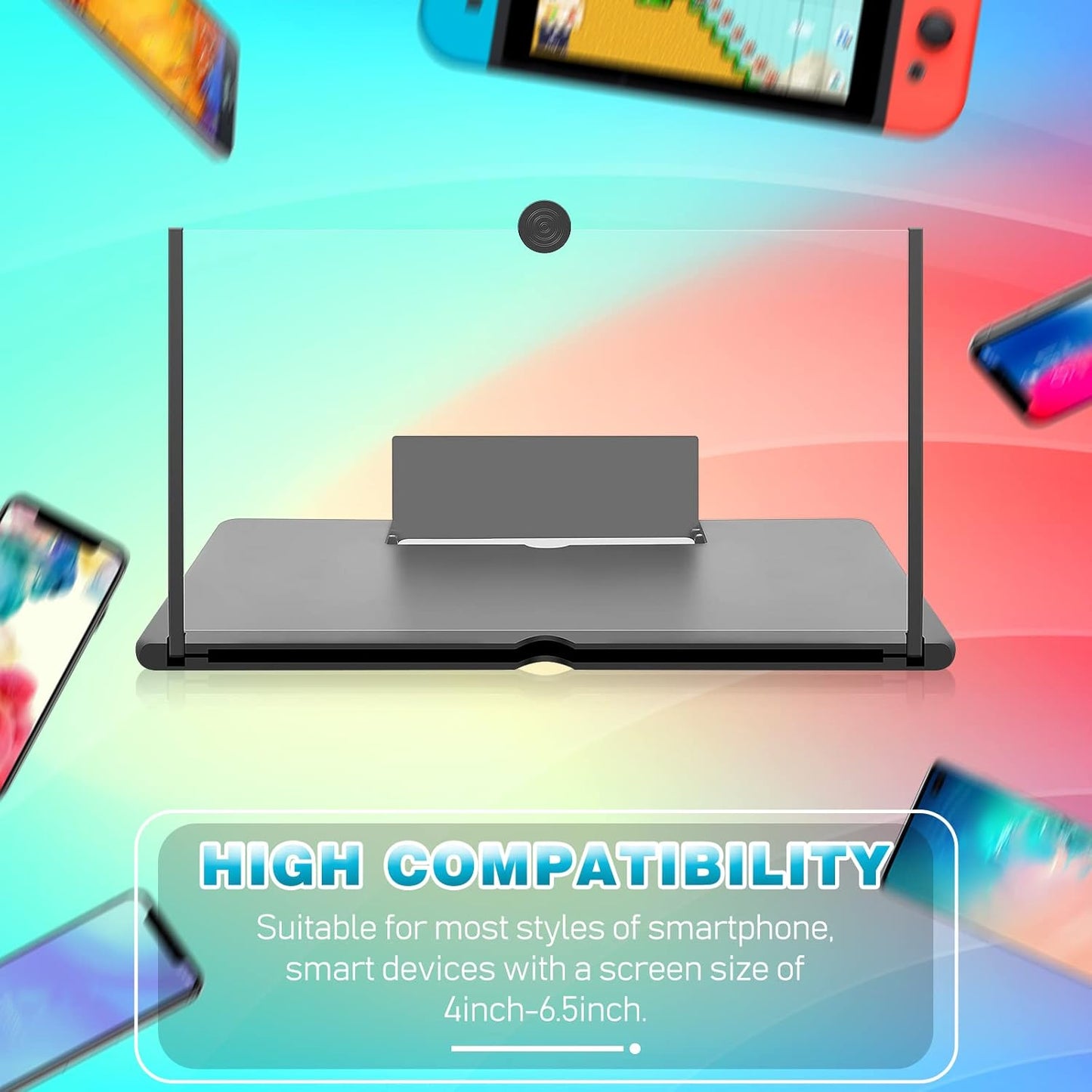 Ultra-HD Phone Screen Magnifier — Eye-Friendly, Full-Screen, and Perfect for Movie Nights!