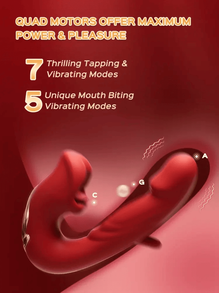 2025 New Arrival ๐ 7 Vibration Modes + 5 Rocking Settings - Clitoris Stimulator Sex Toy Dildo Vibrator